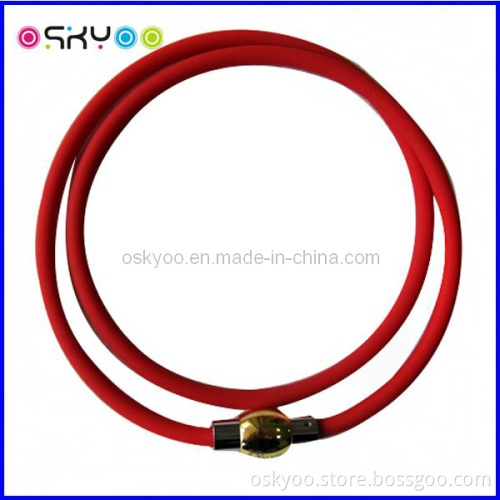 Fashion Ladies Titanium Negative Ion Necklace (P081)
